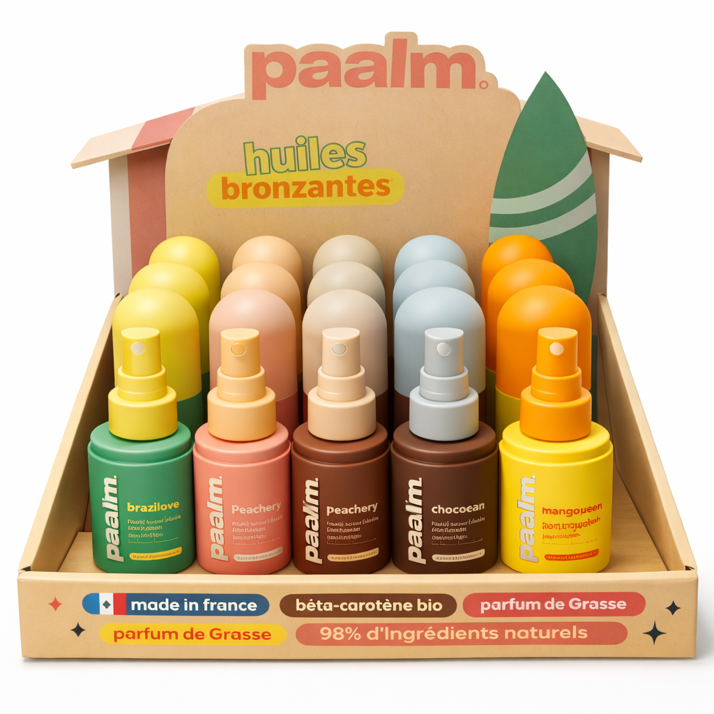 Implantation huiles bronzantes